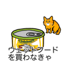 猫あるある（茶トラ猫／長毛）（個別スタンプ：2）