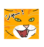 猫あるある（茶トラ猫／長毛）（個別スタンプ：18）