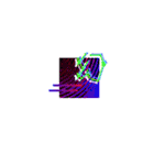 グラフィック一文字（個別スタンプ：2）