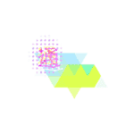 グラフィック一文字（個別スタンプ：7）