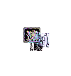 グラフィック一文字（個別スタンプ：8）