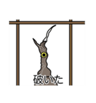 猫あるある（キジ猫／長毛）（個別スタンプ：36）