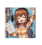 声優女子のスタンプ（個別スタンプ：2）