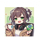 声優女子のスタンプ（個別スタンプ：5）