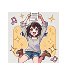 声優女子のスタンプ（個別スタンプ：7）