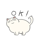 いろんな猫さん #4白雪さん（個別スタンプ：14）