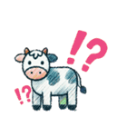 ～クレヨンどうぶつ言葉付き〜（個別スタンプ：3）