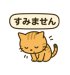 ごきげんトラ猫兄弟【ゆるリアクション】（個別スタンプ：6）