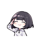 黒髪JKちゃんの日常（個別スタンプ：2）