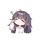 黒髪JKちゃんの日常（個別スタンプ：3）