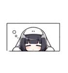 黒髪JKちゃんの日常（個別スタンプ：4）