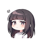 黒髪JKちゃんの日常（個別スタンプ：5）