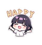 黒髪JKちゃんの日常（個別スタンプ：11）