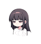 黒髪JKちゃんの日常（個別スタンプ：12）