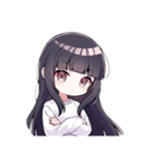 黒髪JKちゃんの日常（個別スタンプ：16）