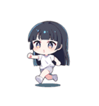 黒髪JKちゃんの日常（個別スタンプ：18）