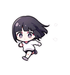 黒髪JKちゃんの日常（個別スタンプ：19）