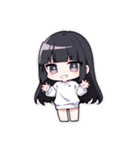 黒髪JKちゃんの日常（個別スタンプ：21）
