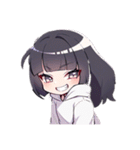 黒髪JKちゃんの日常（個別スタンプ：23）