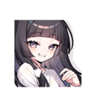 黒髪JKちゃんの日常（個別スタンプ：25）
