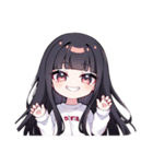 黒髪JKちゃんの日常（個別スタンプ：27）