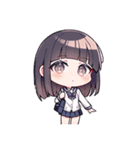 黒髪JKちゃんの日常（個別スタンプ：30）