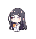 黒髪JKちゃんの日常（個別スタンプ：34）