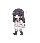 黒髪JKちゃんの日常（個別スタンプ：35）