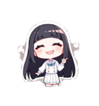 黒髪JKちゃんの日常（個別スタンプ：40）