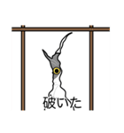 猫あるある（ハチワレ灰色猫／長毛）（個別スタンプ：36）
