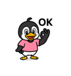 ペンギン（日常会話）（個別スタンプ：4）