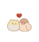 ハムさんとブンちゃん（個別スタンプ：1）
