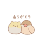 ハムさんとブンちゃん（個別スタンプ：3）