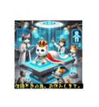 いちご王国の猫ベルタンの敬語スタンプ（個別スタンプ：19）