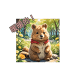 愛らしいクオッカ3（簡体字）（個別スタンプ：16）