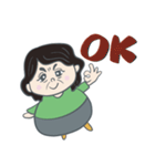 まんまる母ちゃん。（個別スタンプ：9）