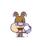 リスと双子ウサギ2（個別スタンプ：6）