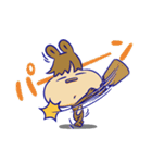 リスと双子ウサギ2（個別スタンプ：14）