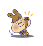 リスと双子ウサギ2（個別スタンプ：32）