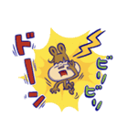 リスと双子ウサギ2（個別スタンプ：36）