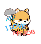 キュートな柴犬ベビーの生活Ver5(にほんご)（個別スタンプ：2）