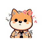 キュートな柴犬ベビーの生活Ver5(にほんご)（個別スタンプ：6）