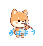 キュートな柴犬ベビーの生活Ver5(にほんご)（個別スタンプ：9）