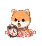 キュートな柴犬ベビーの生活Ver5(にほんご)（個別スタンプ：13）