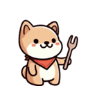 キュートな柴犬ベビーの生活Ver5(にほんご)（個別スタンプ：33）