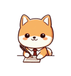 キュートな柴犬ベビーの生活Ver5(にほんご)（個別スタンプ：37）