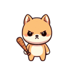 キュートな柴犬ベビーの生活Ver5(にほんご)（個別スタンプ：38）