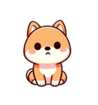 キュートな柴犬ベビーの生活 Ver5 (タイ)（個別スタンプ：39）
