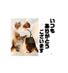 改良♡ラブリー動く猫スタンプ♡日常♡敬語（個別スタンプ：4）