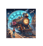 時空鉄道『CLOCK WORK RUNNERS』（個別スタンプ：2）
